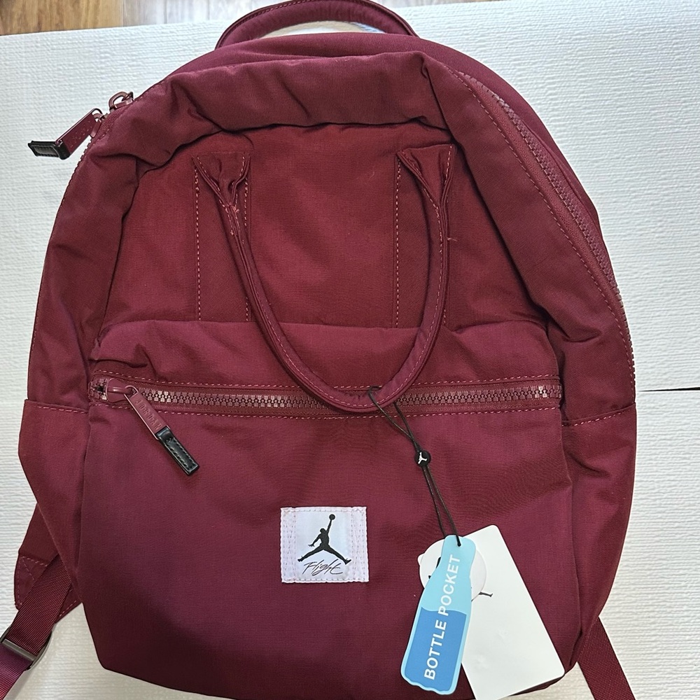 Jordan Burgundy Backpack NWT